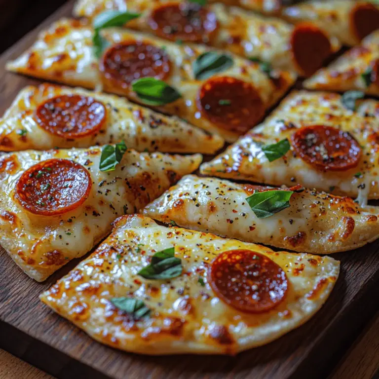 In recent years, pizza-inspired snacks have taken the culinary world by storm. From pizza-flavored popcorn to cheesy pizza pretzels, these innovative treats capture the essence of the beloved dish in fun and convenient forms. Among these snacks, Crispy Pepperoni Pizza Chips stand out as a unique twist on traditional pizza. These delectable chips combine the savory flavors of pizza with the satisfying crunch of a chip, making them an irresistible option for parties, movie nights, or casual snacking.