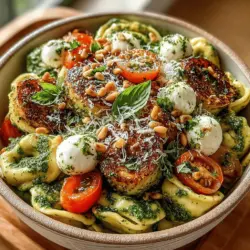 As the warmth of summer approaches, many of us find ourselves searching for light and refreshing dishes that can elevate our dining experiences. Enter the Fresh Basil Pesto Tortellini Salad – a vibrant and delightful dish that is perfect for summer picnics, potlucks, or even as a simple yet elegant dinner option. This salad not only bursts with flavor but also showcases a beautiful medley of colors and textures, making it as pleasing to the eye as it is to the palate.