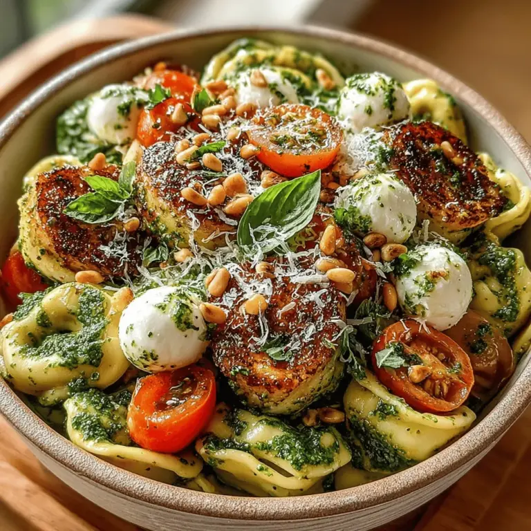 As the warmth of summer approaches, many of us find ourselves searching for light and refreshing dishes that can elevate our dining experiences. Enter the Fresh Basil Pesto Tortellini Salad – a vibrant and delightful dish that is perfect for summer picnics, potlucks, or even as a simple yet elegant dinner option. This salad not only bursts with flavor but also showcases a beautiful medley of colors and textures, making it as pleasing to the eye as it is to the palate.