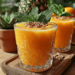 In recent years, smoothies have surged in popularity, becoming a staple in many health-conscious diets. Their appeal lies not only in their vibrant flavors but also in their versatility and health benefits. Packed with essential nutrients, smoothies are an effortless way to incorporate fruits, vegetables, and healthy fats into your daily routine. Among the myriad of smoothie recipes available, the Tropical Bliss Frozen Mango Pineapple Smoothie stands out for its refreshing taste and tropical allure.