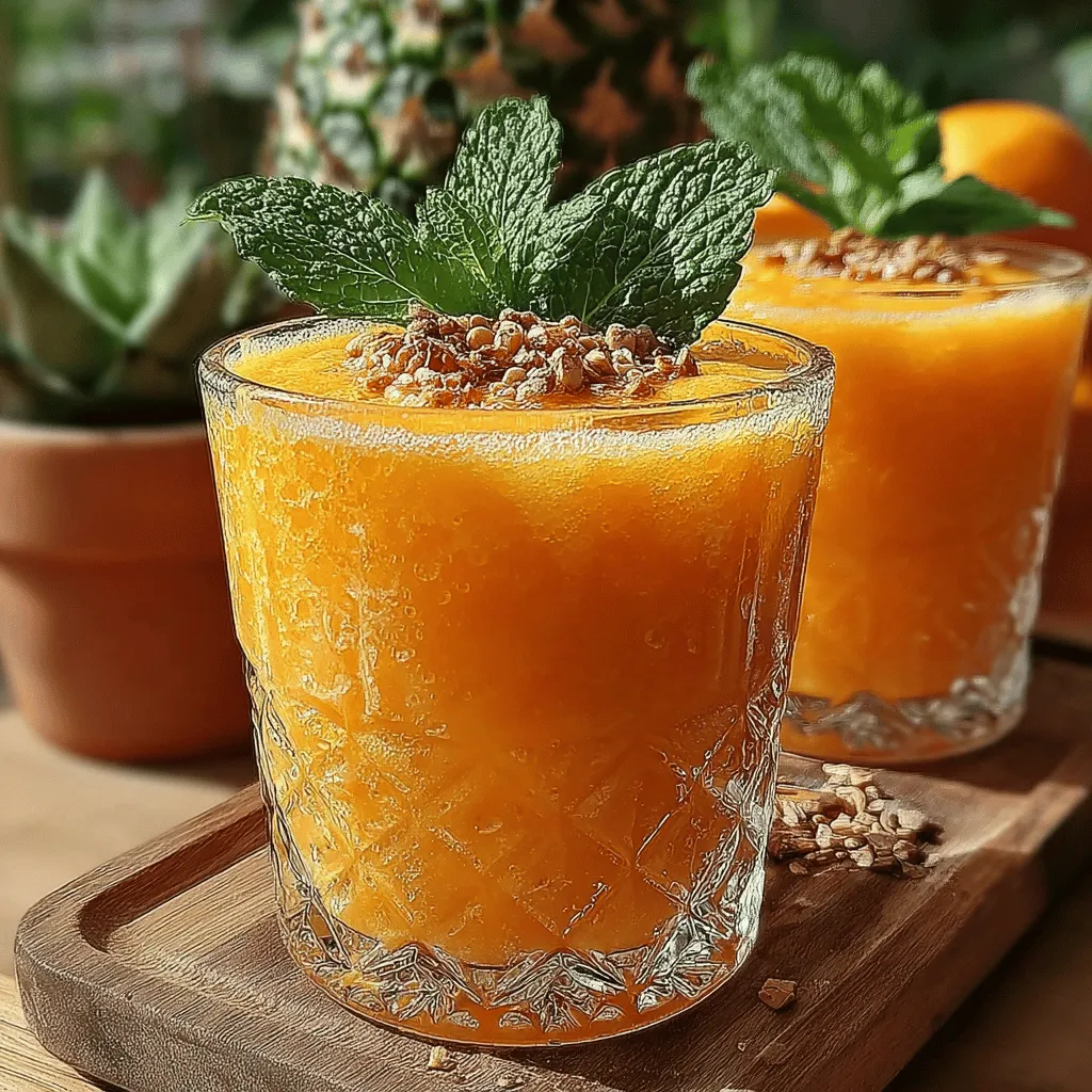 In recent years, smoothies have surged in popularity, becoming a staple in many health-conscious diets. Their appeal lies not only in their vibrant flavors but also in their versatility and health benefits. Packed with essential nutrients, smoothies are an effortless way to incorporate fruits, vegetables, and healthy fats into your daily routine. Among the myriad of smoothie recipes available, the Tropical Bliss Frozen Mango Pineapple Smoothie stands out for its refreshing taste and tropical allure.