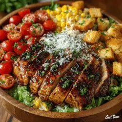 As the sun shines brighter and temperatures rise, salads become an appealing choice for many. They are light, refreshing, and offer a plethora of flavors and textures that are perfect for warm weather dining. Among the myriad of salad options, the Grilled Chicken & Corn Caesar Salad stands out as a quintessential summer dish. This salad not only tantalizes the taste buds but also serves as a wholesome meal packed with nutrition. The combination of succulent grilled chicken, sweet corn, crisp romaine lettuce, and a creamy Caesar dressing creates a delightful harmony of flavors that is both satisfying and nutritious.
