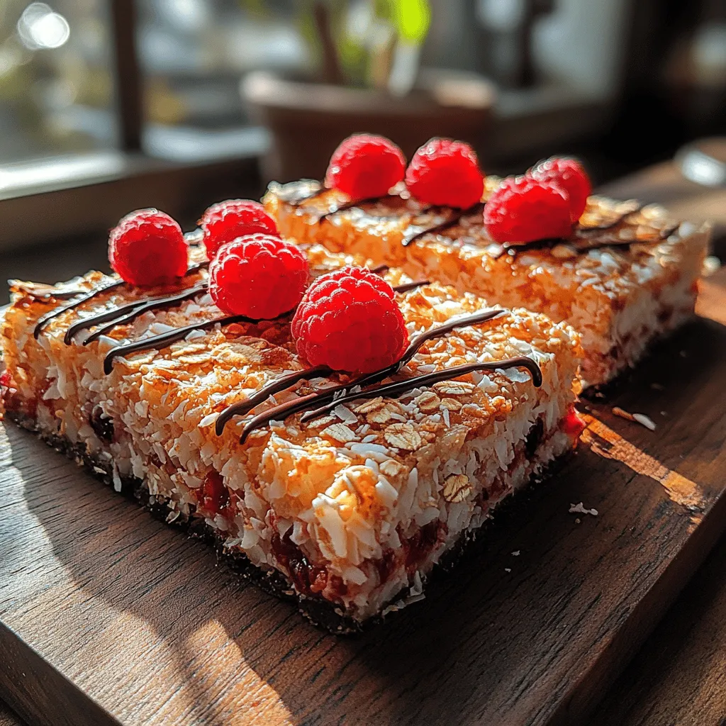 Are you in search of a delicious yet nutritious snack that satisfies your sweet tooth without the guilt? Look no further than Sweet Raspberry Coconut Slices. This delightful treat combines the natural sweetness of raspberries with the rich, tropical flavor of coconut, creating a perfect harmony of taste and texture. These slices are not only simple to make but also serve as a versatile option for various occasions, whether you're planning a quick snack, looking for a healthy dessert alternative, or wanting to add something special to your meal prep.