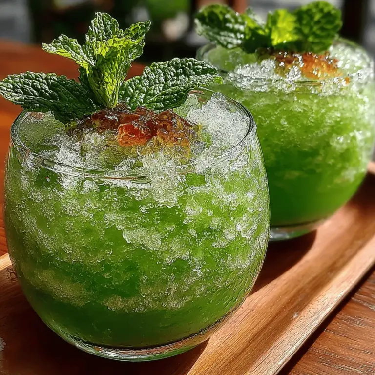 As the summer sun blazes down, finding ways to cool off becomes a top priority. One of the most delightful and refreshing solutions is the Refreshing Honeydew Melon Slush. This invigorating beverage harnesses the sweet, succulent flavor of honeydew melon, paired with the hydrating properties of coconut water, to create an experience that not only quenches your thirst but also nourishes your body. Ideal for sunny afternoons or as a light dessert, this slush is incredibly easy to prepare, requiring just a handful of ingredients.