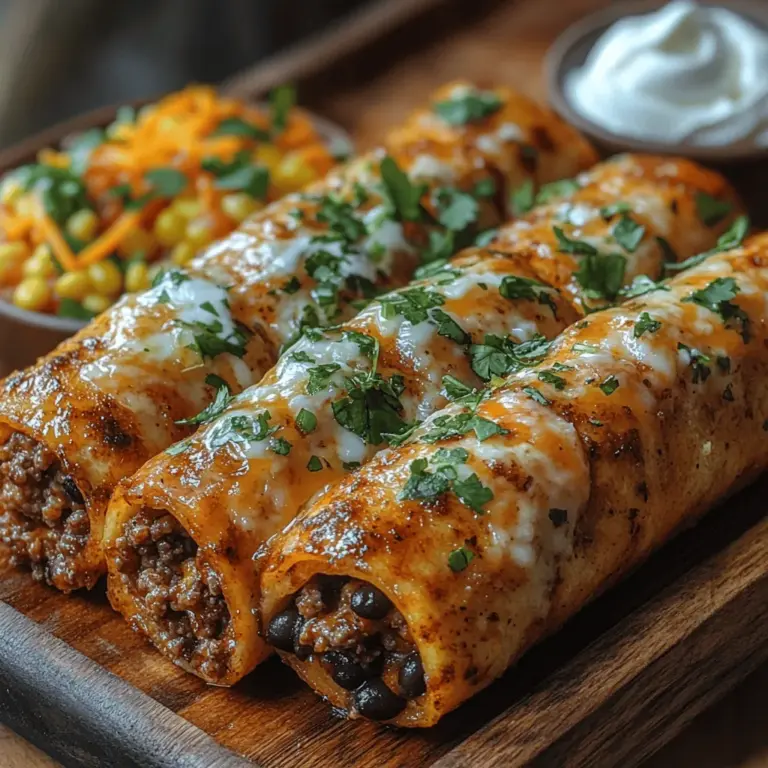 In recent years, air-frying has surged in popularity as a healthier alternative to traditional frying methods. This innovative cooking technique allows you to enjoy your favorite crispy foods with significantly less oil, resulting in meals that are both flavorful and guilt-free. One standout recipe that perfectly embodies the benefits of air-frying is Crispy Air-Fryer Taco Rolls. This dish combines the beloved flavors of classic tacos with the convenience of an air fryer, making it an ideal choice for busy individuals and families looking to whip up a delicious meal without spending hours in the kitchen.