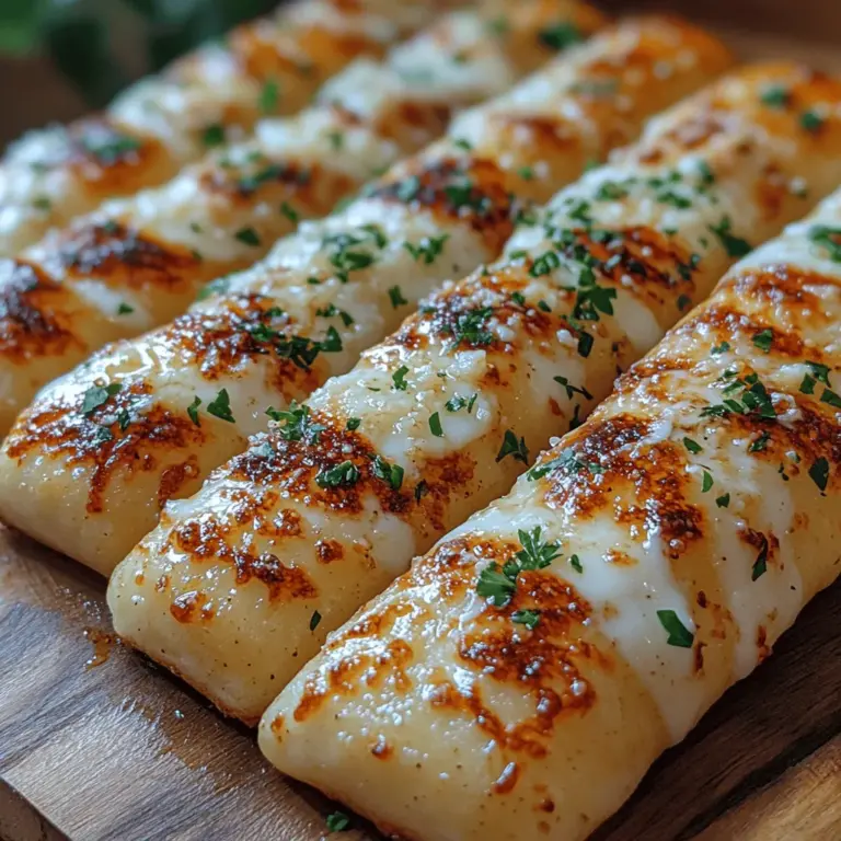 Garlic breadsticks have earned their place as a staple in many households and restaurants, adored for their irresistible combination of flavors and textures. Whether served as an appetizer before a family meal, a side dish to accompany a hearty soup, or a snack at a gathering, these crispy delights are always a welcome addition to any table. Their popularity can be attributed to the delightful aroma of garlic, the satisfying crunch on the outside, and the soft, chewy interior that beckons for a dip in marinara sauce or a spread of creamy butter.