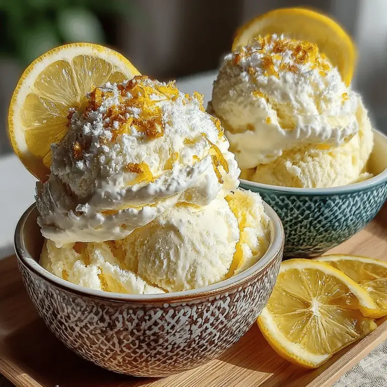 As the warm sun graces us with its presence and the days stretch longer, nothing says summer like a scoop of homemade ice cream. The joy of creating your own frozen delights is unmatched—there’s something uniquely satisfying about crafting a treat that will not only cool you down but also tantalize your taste buds. Among the myriad of flavors one can explore, Zesty Lemon Bliss Ice Cream stands out as a particularly refreshing option. With its bright, tangy profile and creamy texture, it's the perfect indulgence for those sultry summer afternoons.