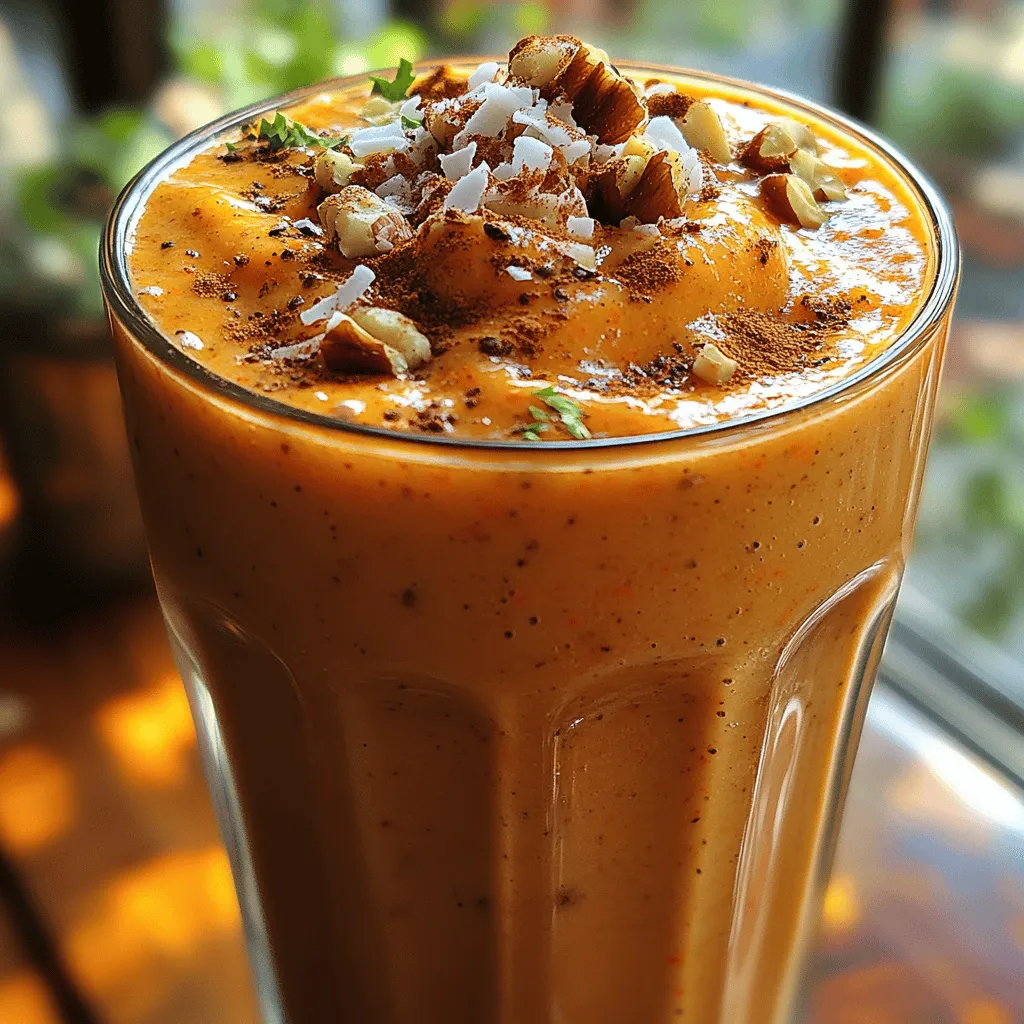 In recent years, smoothies have surged in popularity, becoming a staple for those seeking nutritious and convenient meal options. They are celebrated not only for their versatility but also for their ability to pack a wealth of vitamins and minerals into a single serving. Among the myriad of smoothie recipes available, the Spiced Carrot Cake Smoothie stands out as a delightful and nourishing twist on a beloved dessert. This smoothie captures the essence of traditional carrot cake while providing a healthier alternative that is perfect for breakfast or a midday snack.
