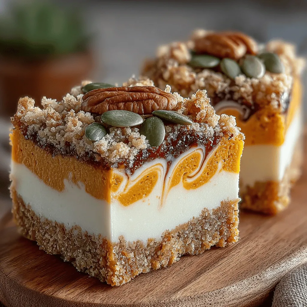 As the leaves change color and the air turns crisp, there's an undeniable joy in baking seasonal treats that celebrate the flavors of fall. One such delightful creation is the Pumpkin Yogurt Swirl Bars. This recipe captures the essence of autumn with its warm, comforting flavors and a fusion of textures that will satisfy any sweet tooth. The combination of pumpkin and yogurt not only creates a visually appealing dessert with its beautiful swirls, but it also brings a host of nutritional benefits that make it a guilt-free indulgence.