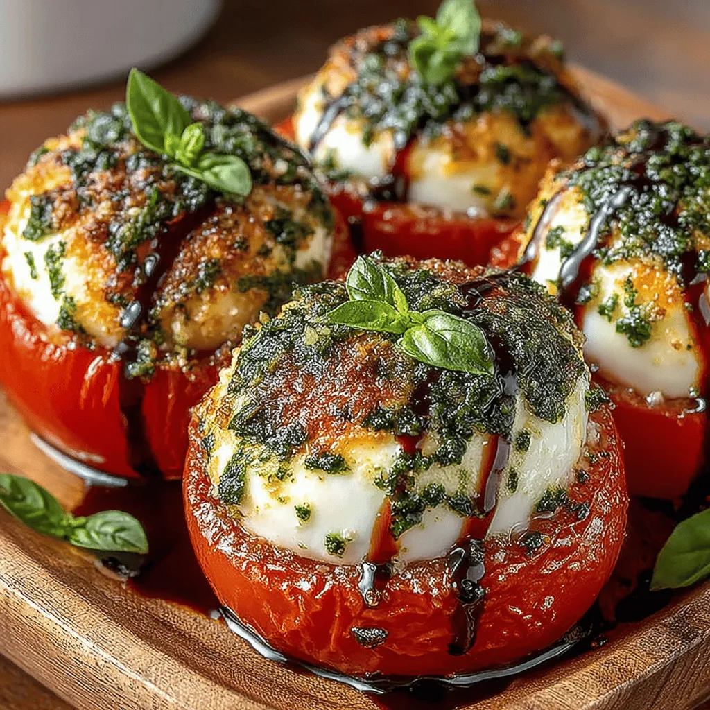 When it comes to appetizers that impress without the fuss, Mini Mozzarella Pesto Stuffed Tomatoes stand out as a vibrant and delicious option. This recipe combines the delightful sweetness of cherry tomatoes with the creamy, rich texture of mini mozzarella balls, all enhanced by the fresh, aromatic notes of homemade basil pesto. Perfect for gatherings, these stuffed tomatoes are not only visually appealing but also packed with flavor and nutrition. Whether you’re hosting a party, preparing a healthy snack, or looking for a unique dish to complement a summer barbecue, this recipe checks all the boxes.