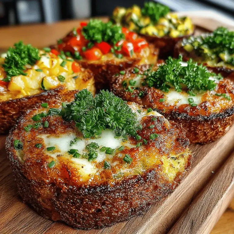 In the world of quick and delicious meals, Mini Zucchini Frittata Toasts stand out as a delightful option that caters to both taste and nutrition. These bite-sized delights combine the fluffy texture of a frittata with the crispness of toasted bread, creating a unique and satisfying dish perfect for breakfast, brunch, or even a light dinner. Whether you're entertaining guests or simply enjoying a quiet meal at home, these toasts are sure to impress with their vibrant flavors and appealing presentation.