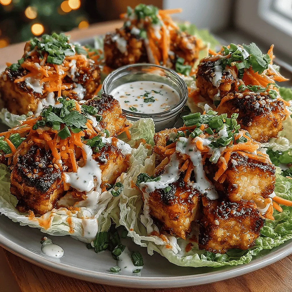 In recent years, the culinary landscape has witnessed a significant shift towards plant-based diets, with many people seeking flavorful alternatives to traditional meat-based dishes. Among these alternatives, Spicy Crunch Mini Buffalo Tofu Lettuce Wrap Bites stand out as a delicious and health-conscious choice, offering the bold flavors of classic buffalo wings without the meat. These mini bites have gained popularity not only among vegans but also among non-vegans who appreciate the unique taste and texture of tofu.