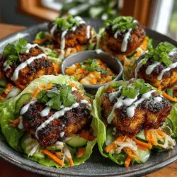 In recent years, the culinary landscape has witnessed a significant shift towards plant-based diets, with many people seeking flavorful alternatives to traditional meat-based dishes. Among these alternatives, Spicy Crunch Mini Buffalo Tofu Lettuce Wrap Bites stand out as a delicious and health-conscious choice, offering the bold flavors of classic buffalo wings without the meat. These mini bites have gained popularity not only among vegans but also among non-vegans who appreciate the unique taste and texture of tofu.
