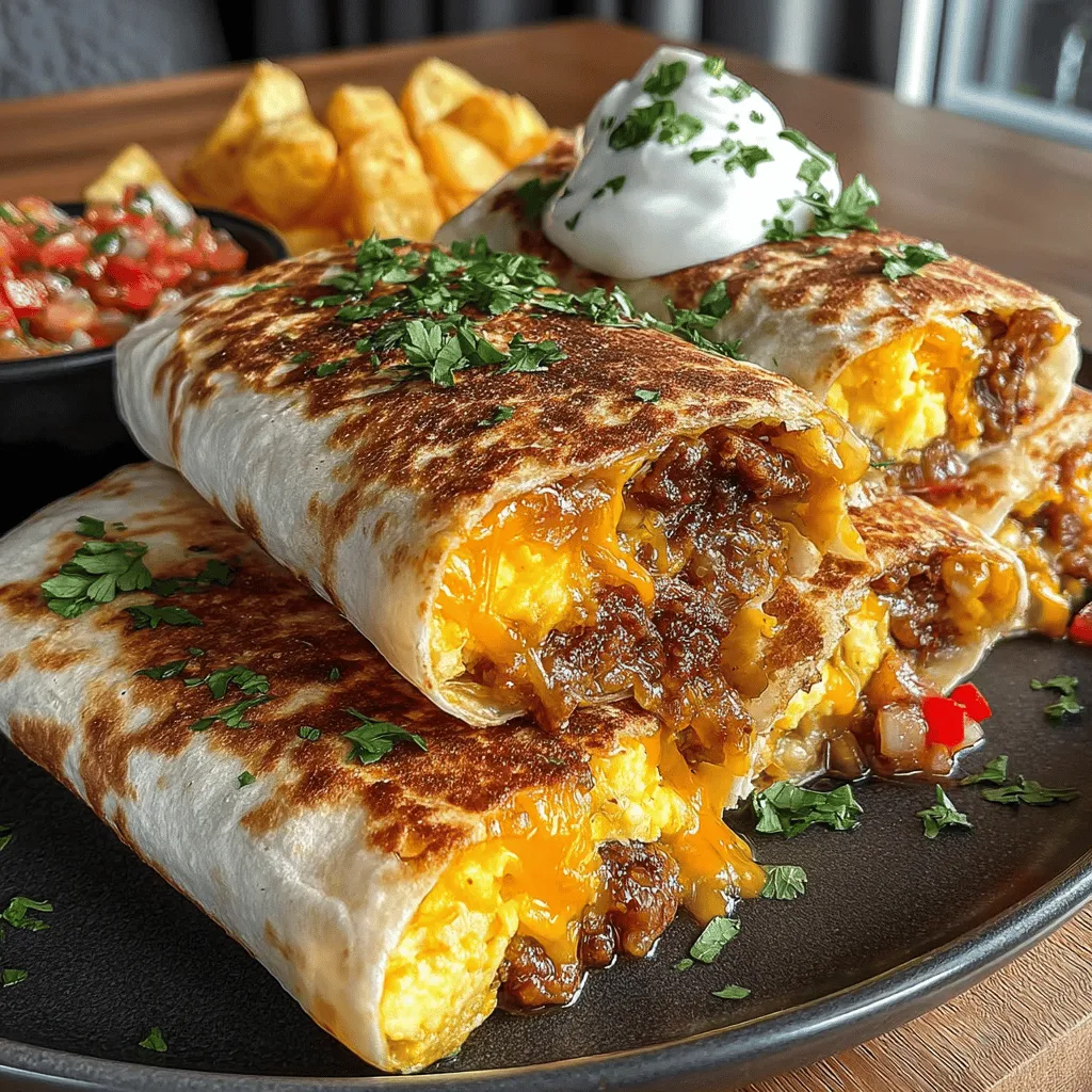 To create the Spicy Chili Cheese Egg Breakfast Wraps, you’ll need a handful of simple yet flavorful ingredients. Let’s break down the main components that contribute to this mouthwatering dish: