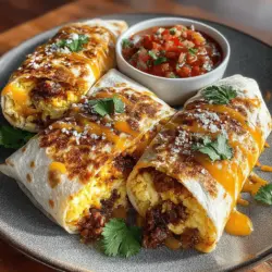 To create the Spicy Chili Cheese Egg Breakfast Wraps, you’ll need a handful of simple yet flavorful ingredients. Let’s break down the main components that contribute to this mouthwatering dish: