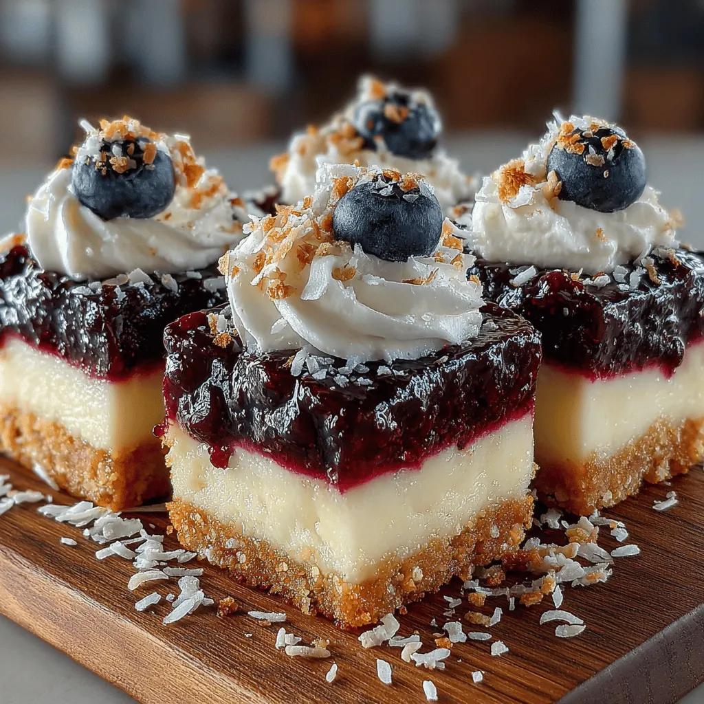 If you're searching for a refreshing and nutritious treat, look no further than Frozen Blueberry Coconut Cream Bars. This delightful recipe combines the tartness of blueberries with the rich, tropical flavor of coconut, creating a dessert that is not only delicious but also visually stunning. Perfect for warm days or as a healthy snack, these bars are sure to please both your taste buds and your health-conscious side.