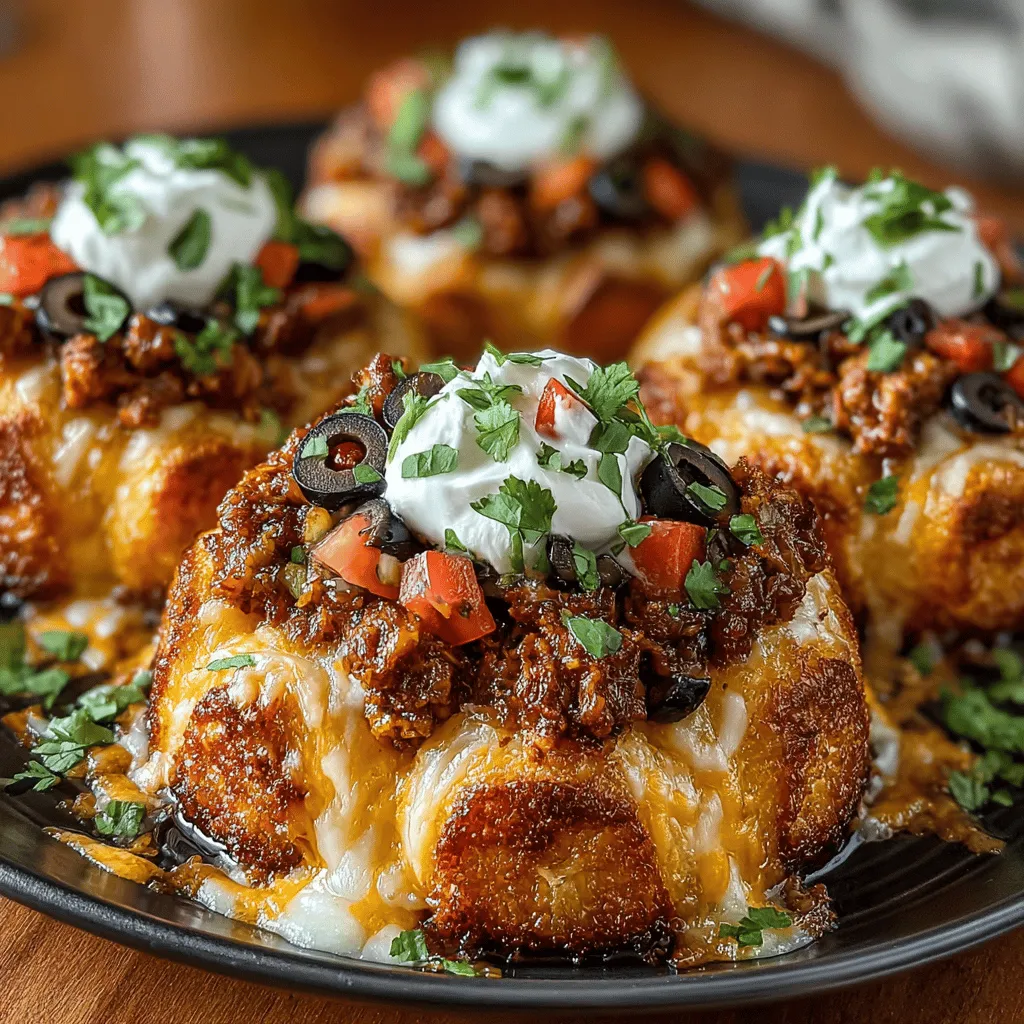 Tacos have long been a favorite in many households, celebrated for their versatility and the endless possibilities for customization. From classic beef and cheese to vegetarian options, tacos can adapt to suit any palate. Similarly, crescent rolls have made their mark in the culinary world, known for their flaky texture and ease of use in various recipes. Now, imagine combining these two beloved options into a single dish: Savory Mini Chicken Taco Crescent Rings. This innovative twist on traditional tacos not only brings a delightful new flavor but also adds a fun and interactive element to your dining experience.