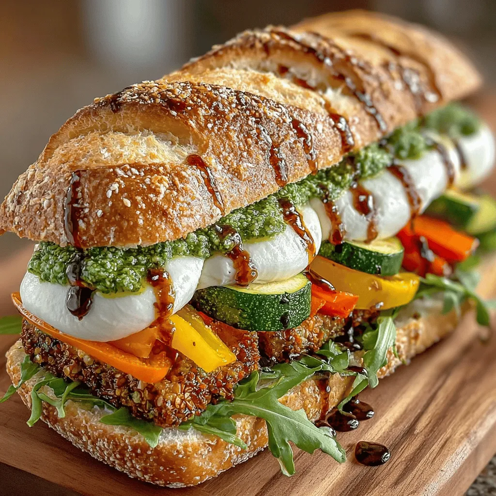 When creating your Zesty Italian Veggie Sandwich, consider experimenting with different ingredients to suit your taste preferences. Here are some suggestions for variations that can elevate your sandwich experience:
