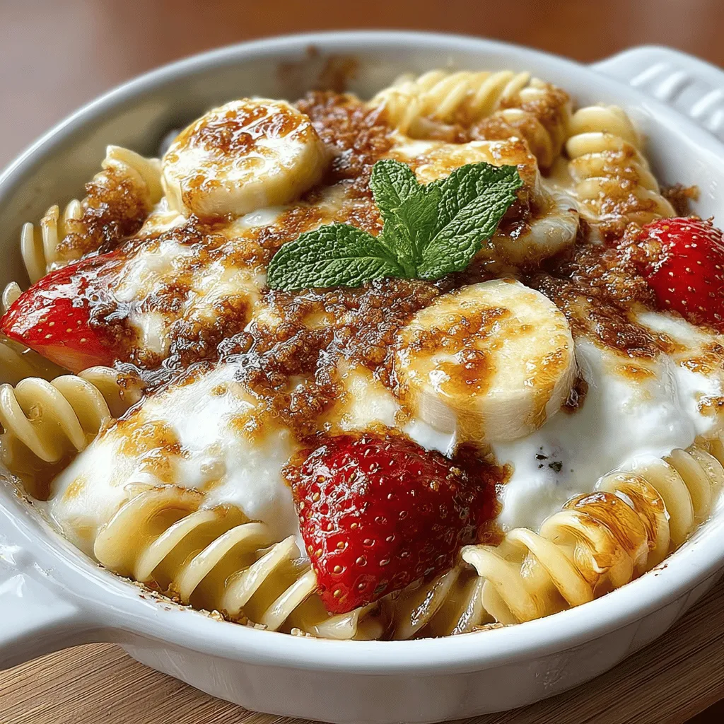 Fruity Delight Pasta Bake: The Perfect Sweet and Savory Dish