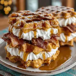 As the crisp air of autumn settles in, pumpkin emerges as a celebrated ingredient that marks the transition into the fall season. Known for its vibrant color and rich flavor, pumpkin is a versatile ingredient that makes its way into a myriad of recipes, from lattes to pies, and everything in between. Among these culinary creations, Pumpkin Waffle Sliders stand out as a unique twist on the traditional waffle, combining the beloved flavors of pumpkin spice with the fun, finger-food appeal of sliders. This innovative recipe not only captures the essence of fall but also invites creativity, making it suitable for both sweet and savory variations.