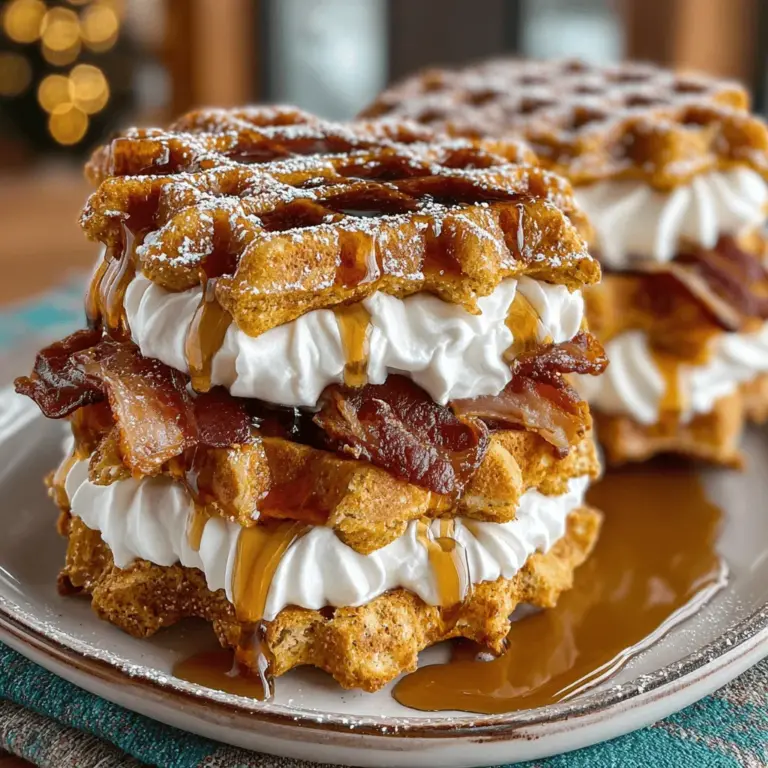 As the crisp air of autumn settles in, pumpkin emerges as a celebrated ingredient that marks the transition into the fall season. Known for its vibrant color and rich flavor, pumpkin is a versatile ingredient that makes its way into a myriad of recipes, from lattes to pies, and everything in between. Among these culinary creations, Pumpkin Waffle Sliders stand out as a unique twist on the traditional waffle, combining the beloved flavors of pumpkin spice with the fun, finger-food appeal of sliders. This innovative recipe not only captures the essence of fall but also invites creativity, making it suitable for both sweet and savory variations.