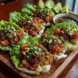 In recent years, lettuce wraps have emerged as a popular choice for those seeking a healthy and versatile meal option. These wraps offer a delightful way to enjoy a variety of flavors while keeping the meal light and nutritious. Spicy Baked Chicken Lettuce Wraps, in particular, elevate the traditional concept of lettuce wraps by infusing them with bold flavors and a satisfying crunch. This recipe combines the succulent taste of baked chicken with an array of spices, making it a favorite among food enthusiasts who appreciate both flavor and health benefits.