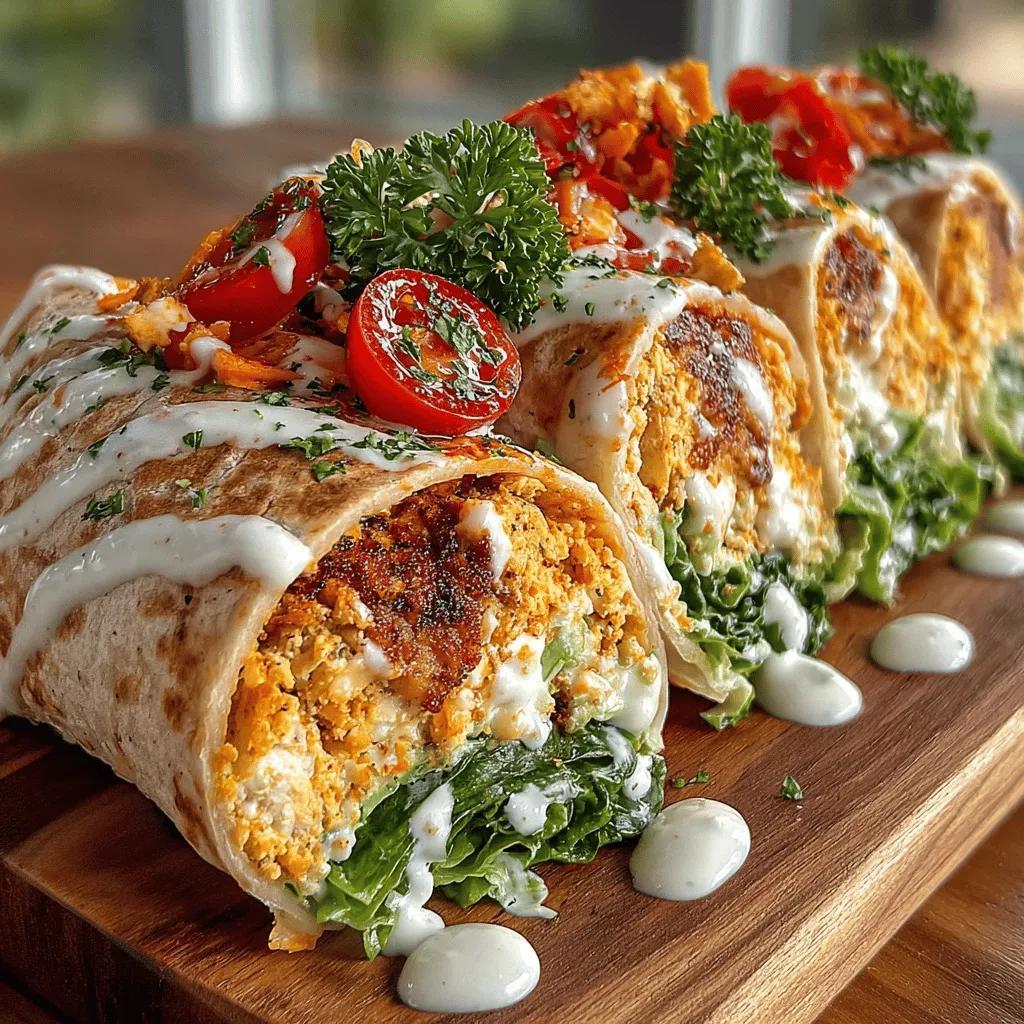 When it comes to crafting the ideal Creamy Chickpea Caesar Wrap, your choice of wrap can significantly enhance the flavor and texture of the dish. While classic flour tortillas are a popular choice, there are several other delicious alternatives to consider:
