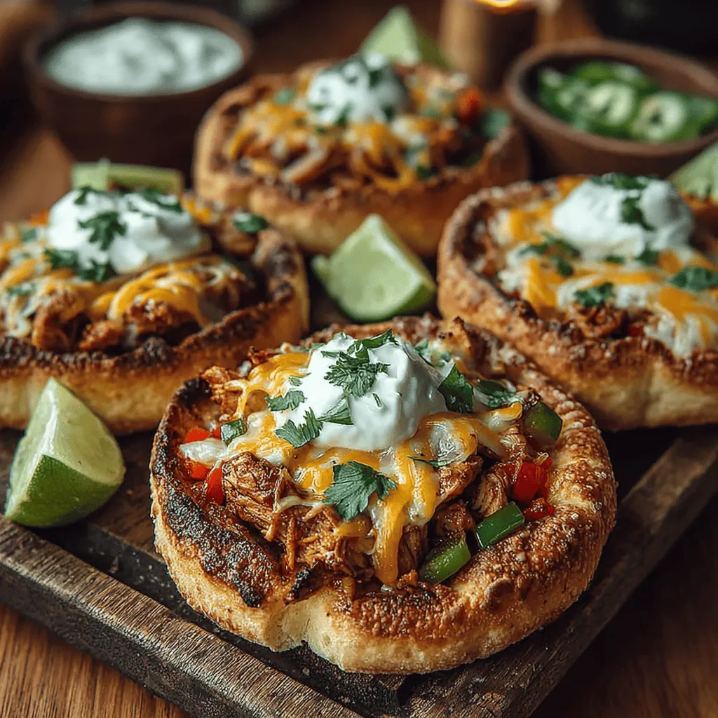 In a world where time is often of the essence, finding a meal that is both quick to prepare and bursting with flavor can feel like a culinary challenge. Enter the Mini Chicken Fajita Flatbread Pockets, a delightful dish that combines succulent chicken with vibrant vegetables, all wrapped in a soft, warm flatbread. This recipe not only tantalizes the taste buds but also stands out for its versatility, making it a perfect choice for any occasion—be it a cozy family dinner, a lively gathering with friends, or a practical meal prep option for those busy weeks.