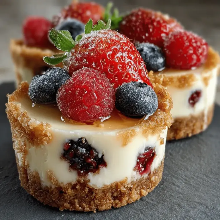 Frozen Yogurt Berry Cheesecake Bites are the ultimate guilt-free dessert that combines the rich, creamy essence of cheesecake with the refreshing burst of mixed berries. These delightful bites not only satisfy your sweet tooth but also provide a healthier alternative to traditional desserts, making them a perfect choice for those who want a delicious treat without compromising their dietary goals. In this article, we will dive into the enticing flavors, simple preparation steps, and the nutritional benefits of each ingredient that makes these cheesecake bites a must-try.