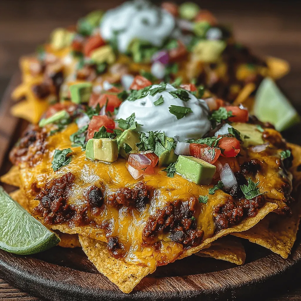 Welcome to the vibrant world of Fiery Fiesta Chili Nachos, a dish that promises to elevate your taste buds and become a staple at your next gathering. Whether it's game day, a family reunion, or a cozy night in with your favorite movie, this nacho recipe is the ultimate crowd-pleaser. Imagine the crunch of crispy tortilla chips layered with a rich, spicy chili and topped with gooey melted cheese—sounds irresistible, right? This delectable treat is not just about satisfying your cravings; it’s an experience bursting with flavor, color, and warmth.