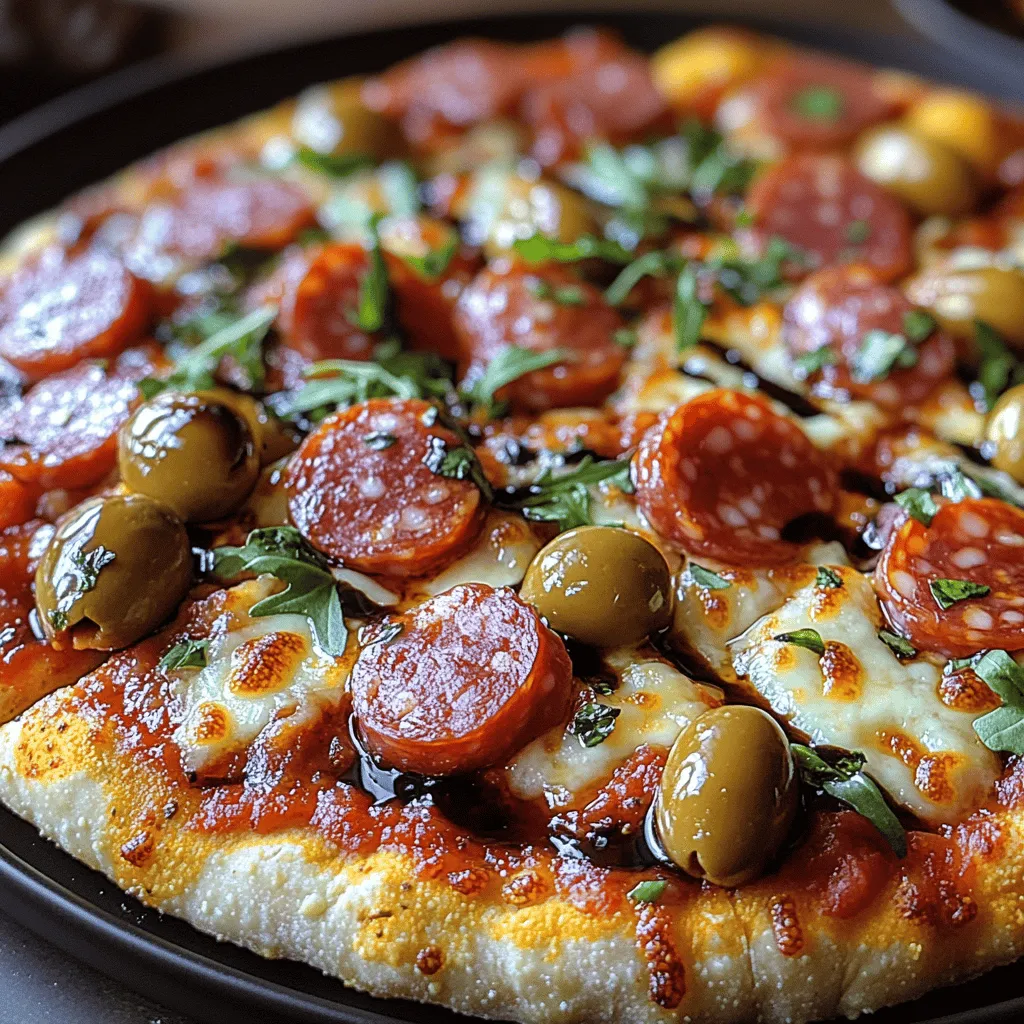 Charcuterie Pizza Extravaganza Recipe