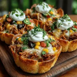 To create delightful Mini Chicken Nacho Tortilla Cups, the first step involves cutting and shaping the tortillas. Start by selecting the right tortillas; corn tortillas work well for a traditional flavor, while flour tortillas can provide a softer texture.