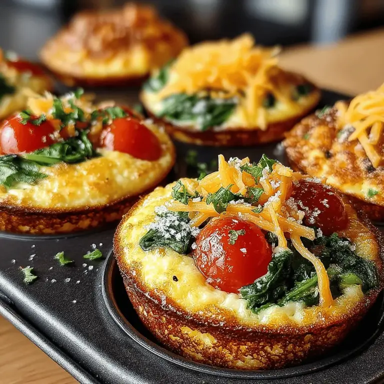 To create the perfect Savory Spinach & Tomato Egg Muffins, it's essential to understand the role each ingredient plays in delivering flavor, nutrition, and texture.