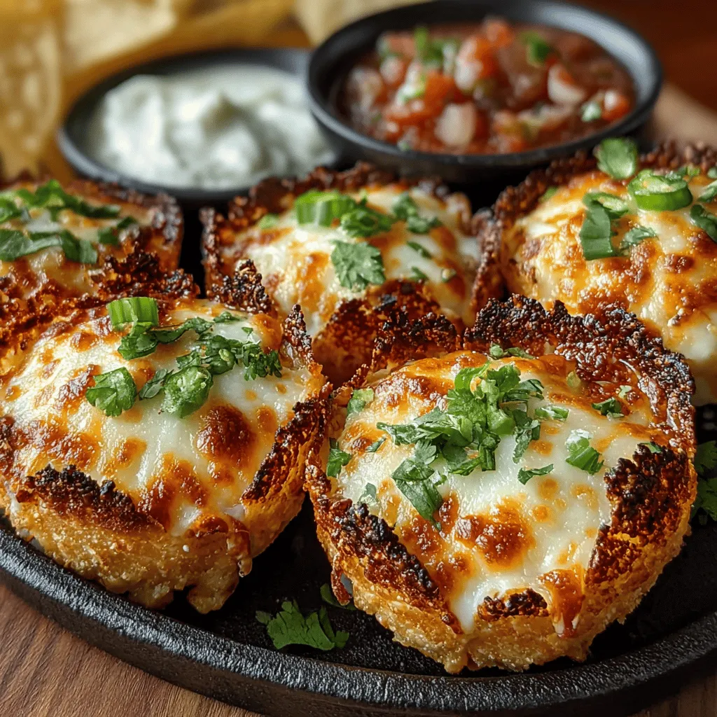 The first step in creating perfect Cheesy Fiesta Bites is filling the taco shells. To achieve an optimal filling, start by ensuring your taco shells are dry and crisp. If they are soft, consider warming them briefly in the oven to make them more pliable and easier to fill.