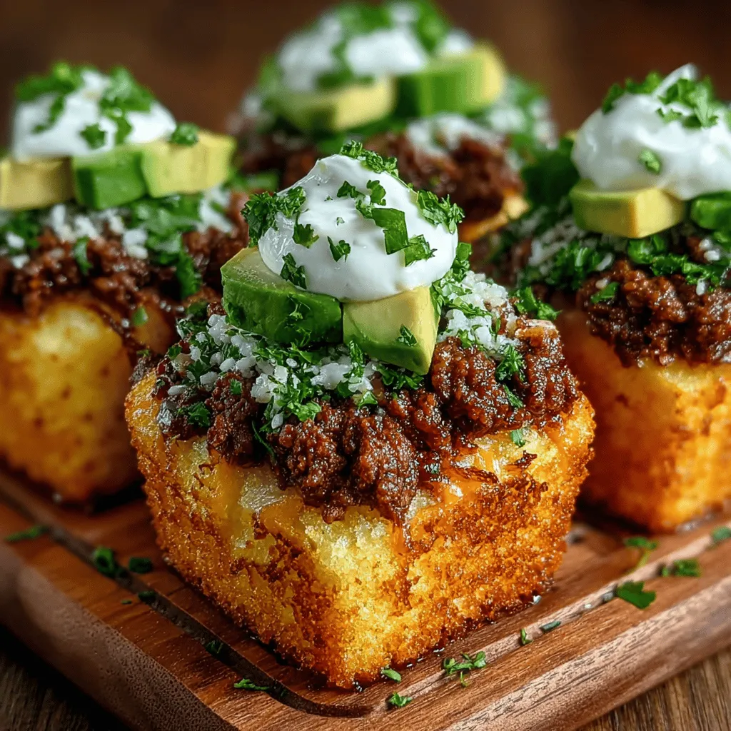 If you’re looking to elevate your snack game or impress guests at your next gathering, look no further than Spicy Green Chili Cornbread Muffin Sliders. This mouthwatering dish combines the comforting sweetness of cornbread with a fiery kick from green chilies, creating a delightful contrast that tantalizes the taste buds. These sliders are not only a feast for the senses but are also incredibly versatile, making them perfect for family gatherings, game days, or any casual get-together where good food is a must.