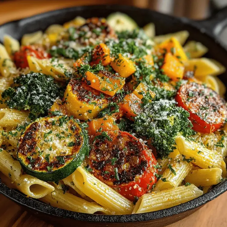 As the leaves turn shades of amber and crimson and the air takes on a crispness that signals the arrival of fall, there's nothing quite like a warm, hearty meal to embrace the flavors of the season. Autumn Harvest Pasta Primavera is a delightful dish that not only showcases a bounty of seasonal vegetables but also provides a comforting and wholesome option suitable for family gatherings or cozy nights in. This recipe combines the nutritional benefits of whole wheat pasta with a colorful array of vegetables, making it a nutritious choice for both vegetarians and anyone seeking a delicious, plant-forward meal.