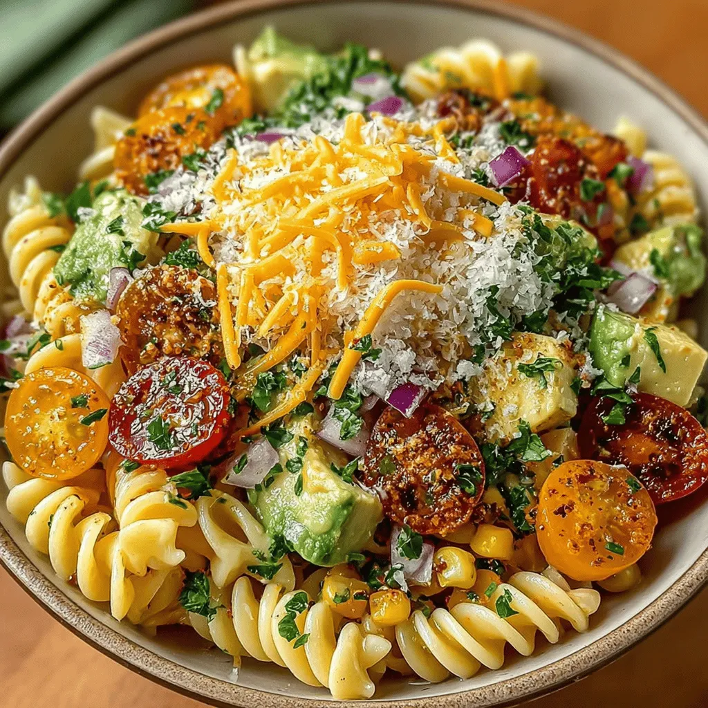 Avocado Ranch Pasta Salad is more than just a dish; it's a celebration of flavors and textures that embodies the spirit of fresh, wholesome cooking. This vibrant salad is perfect for any occasion, be it a summer gathering, a potluck, or a light lunch. The combination of creamy avocado, crunchy vegetables, and zesty ranch dressing offers a delightful balance that can satisfy both the palate and the body. With its appealing colors and refreshing taste, this salad stands out as a go-to option for those who want to enjoy a nutritious meal without sacrificing flavor.