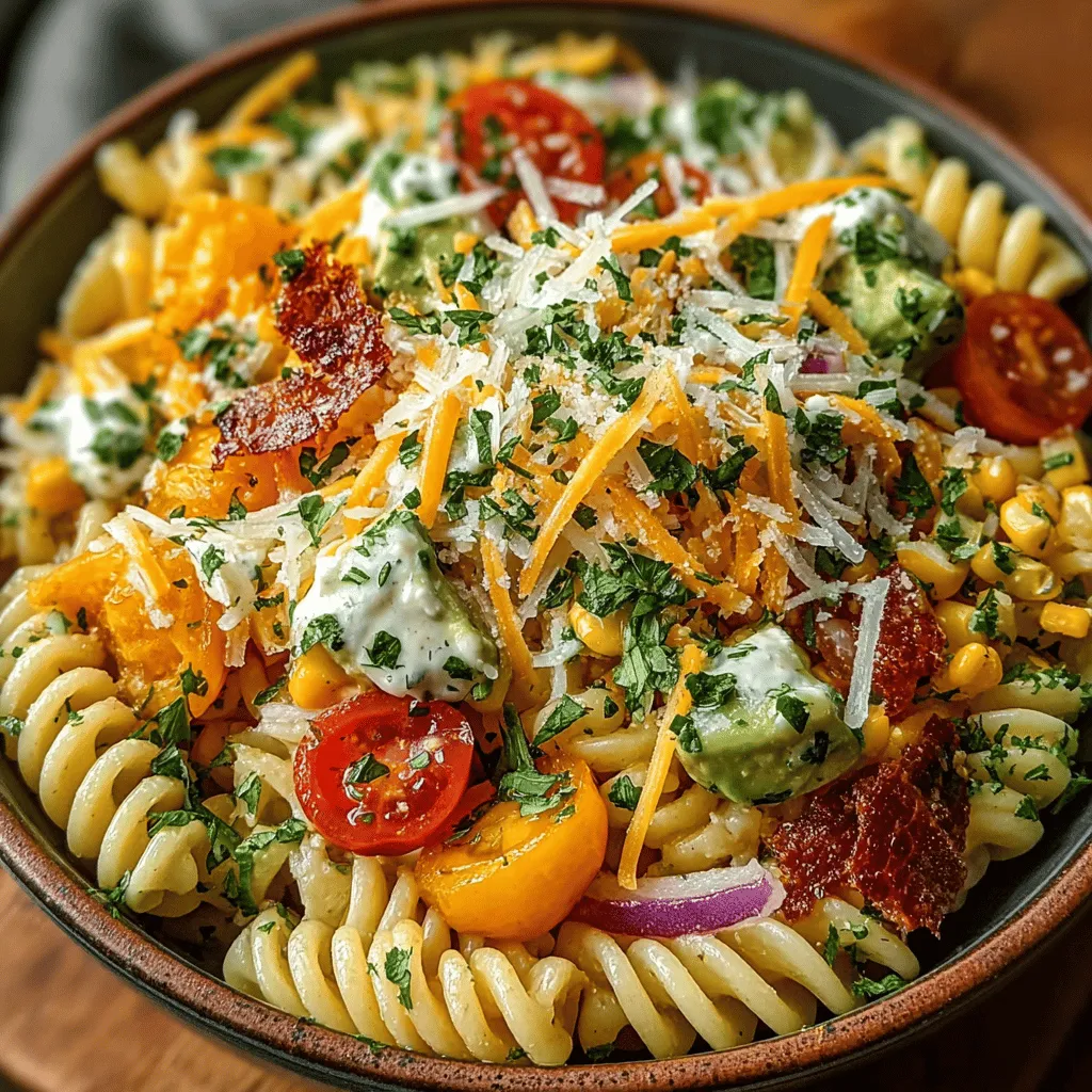 Avocado Ranch Pasta Salad is more than just a dish; it's a celebration of flavors and textures that embodies the spirit of fresh, wholesome cooking. This vibrant salad is perfect for any occasion, be it a summer gathering, a potluck, or a light lunch. The combination of creamy avocado, crunchy vegetables, and zesty ranch dressing offers a delightful balance that can satisfy both the palate and the body. With its appealing colors and refreshing taste, this salad stands out as a go-to option for those who want to enjoy a nutritious meal without sacrificing flavor.