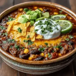 Crockpot Cheesy Chili Tortilla Soup: A Hearty Delight