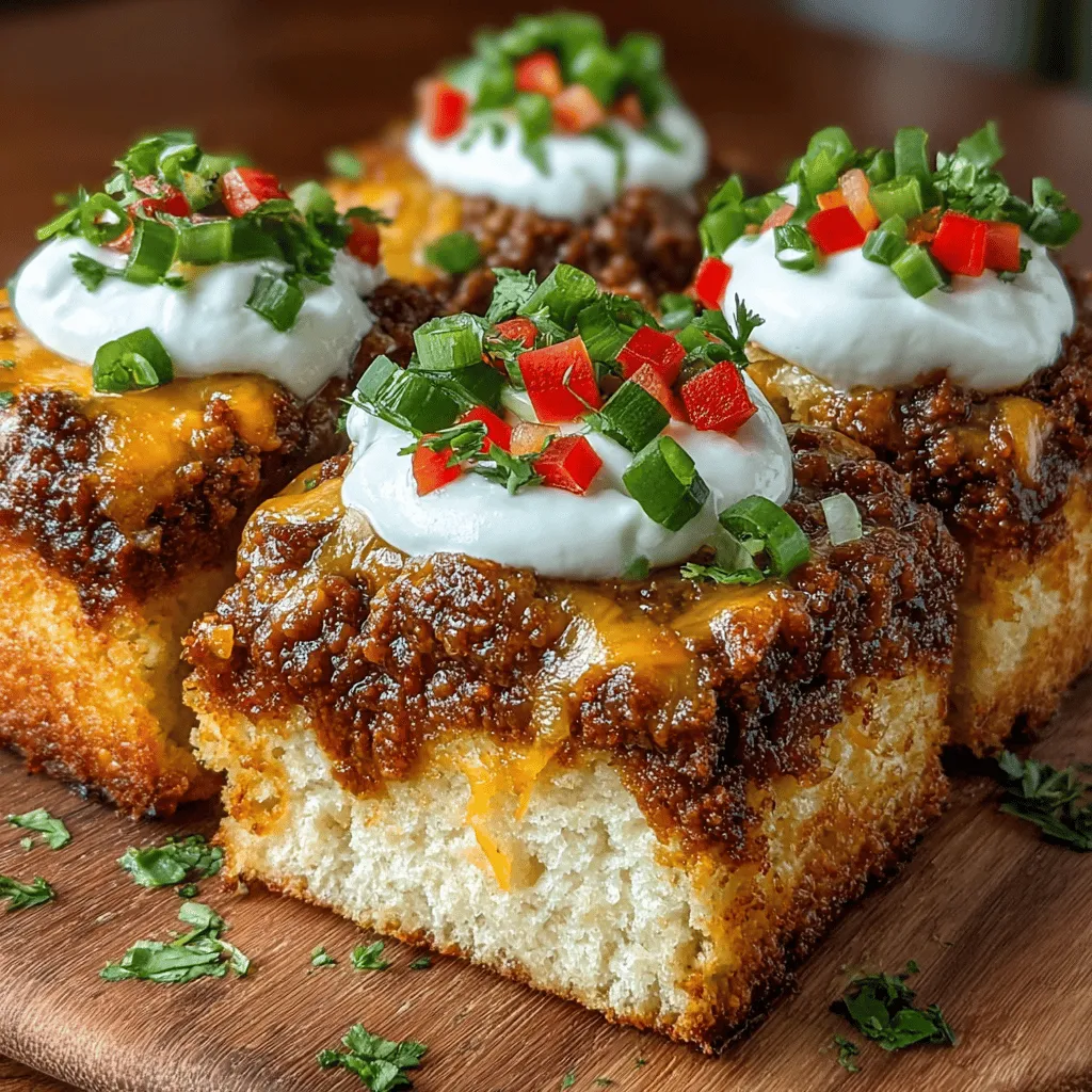 Cheesy Chili Biscuit Bake Squares: A Flavor-Packed Treat