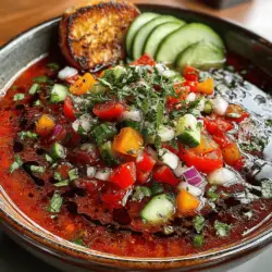 At the heart of Balsamic Bliss Soup are its fresh, nutrient-rich ingredients. Each component plays a crucial role in delivering both flavor and health benefits.