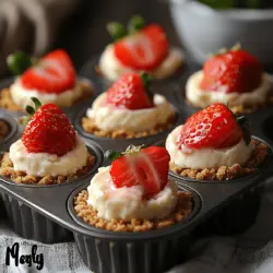 To create the perfect Frozen Strawberry Cheesecake Coin Bites, achieving the right consistency starts with softened cream cheese. Softened cream cheese allows for easy mixing and a smooth, creamy texture that blends seamlessly with the other ingredients. To soften cream cheese, simply take it out of the refrigerator about 30 minutes before you start your recipe or microwave it in short intervals (about 10 seconds) until it is pliable but not melted. This step is crucial because it ensures your cheesecake filling will be smooth and creamy, enhancing the overall mouthfeel of your finished bites.