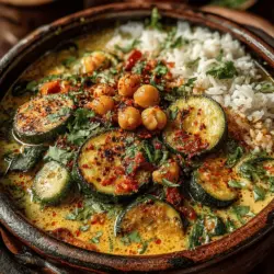 Curry dishes have a unique way of bringing warmth and comfort to the dining table, and the Zesty Zucchini Chickpea Curry is no exception. This vibrant dish combines the wholesome goodness of fresh zucchini and protein-packed chickpeas, creating a meal that is not only satisfying but also brimming with nutrients. Whether you're a seasoned vegan or just looking to incorporate more plant-based meals into your diet, this recipe offers a delightful blend of flavors that will appeal to everyone.