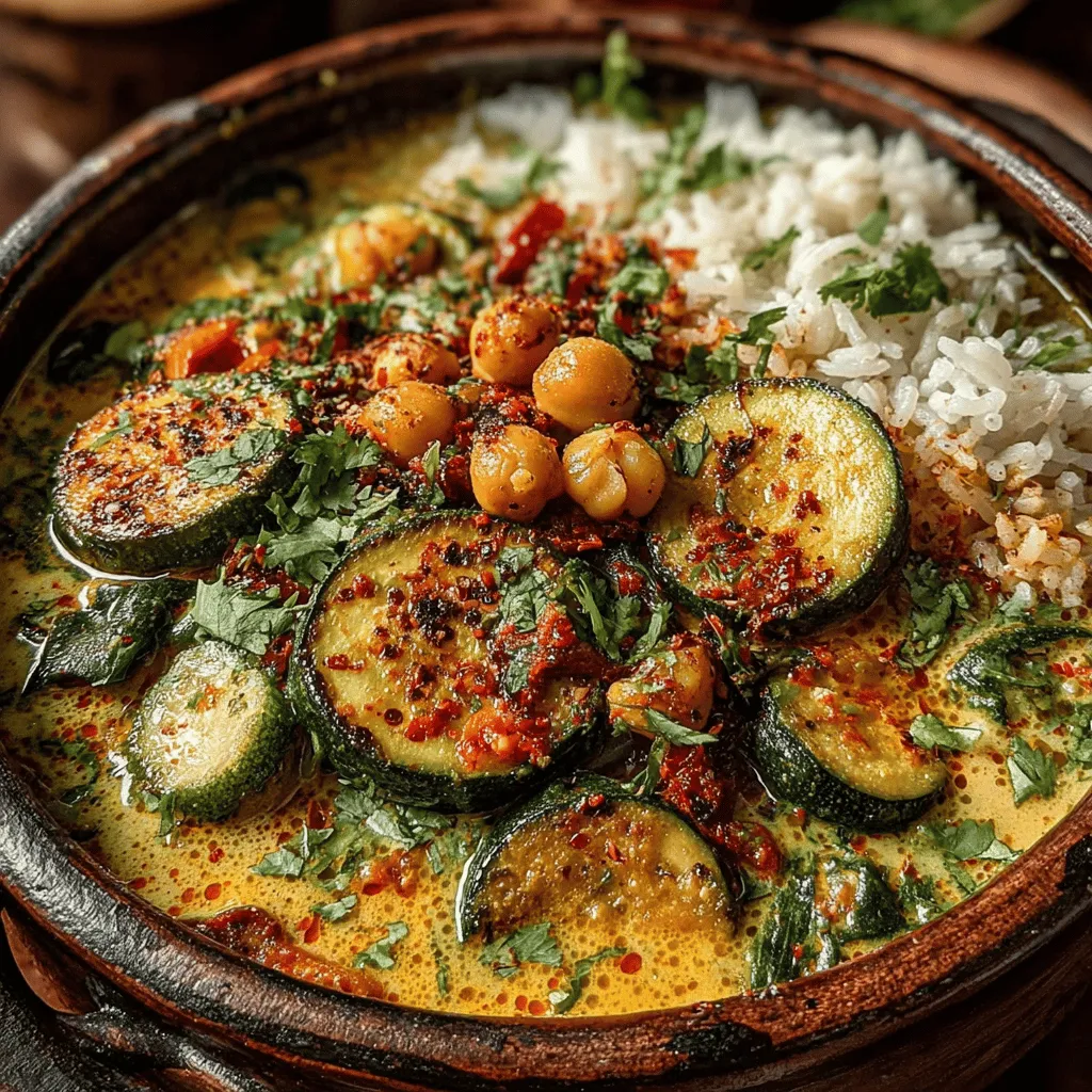 Curry dishes have a unique way of bringing warmth and comfort to the dining table, and the Zesty Zucchini Chickpea Curry is no exception. This vibrant dish combines the wholesome goodness of fresh zucchini and protein-packed chickpeas, creating a meal that is not only satisfying but also brimming with nutrients. Whether you're a seasoned vegan or just looking to incorporate more plant-based meals into your diet, this recipe offers a delightful blend of flavors that will appeal to everyone.