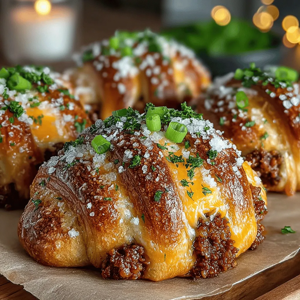 Cheddar Chili Crescent Roll Bites are a delightful combination of savory flavors and comforting textures, making them a perfect snack or appetizer for any occasion. Whether you're hosting a lively gathering or enjoying a quiet evening at home, these bites promise to satisfy your cravings while impressing your guests. With their easy preparation and minimal cooking time, they are ideal for those who want to whip up something delicious without spending hours in the kitchen.