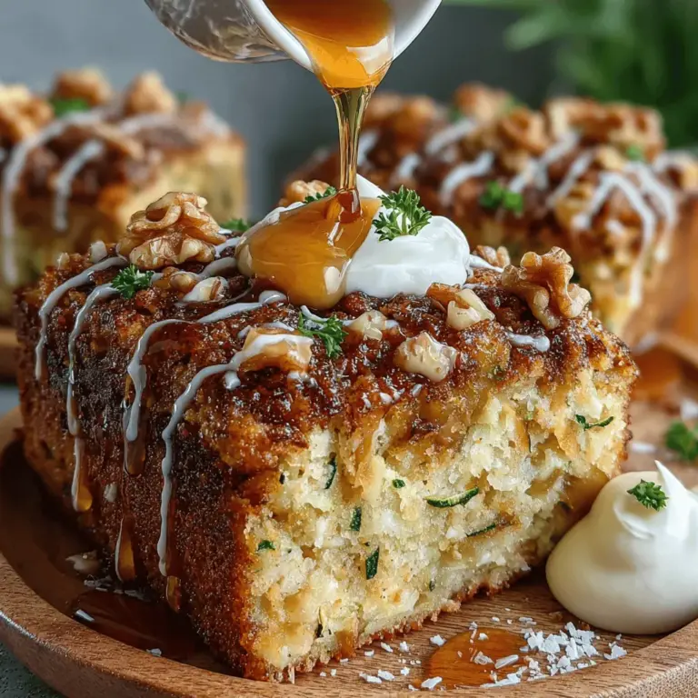 In the realm of wholesome baking, few recipes capture the essence of comfort and nutrition quite like the Zucchini Apple Cinnamon Bake Delight. This delightful dish marries the subtle sweetness of apples with the unique texture of zucchini, resulting in a baked treat that is not only delicious but also packed with wholesome goodness. Whether enjoyed as a breakfast option, a snack, or a dessert, this recipe promises to satisfy your cravings while nourishing your body.