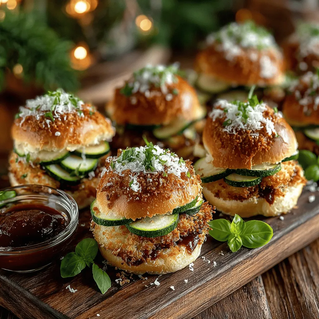 In recent years, sliders have emerged as a beloved choice in the culinary landscape, captivating food lovers with their bite-sized charm and endless versatility. These mini sandwiches, often packed with flavor yet light on the palate, have evolved from classic meat-based versions to creative interpretations that cater to a variety of dietary preferences. Among these innovative options, Mini Crispy Zucchini Parmesan Sliders stand out—not only for their delightful crunch but also for their ability to deliver a rich, savory taste without relying on meat.