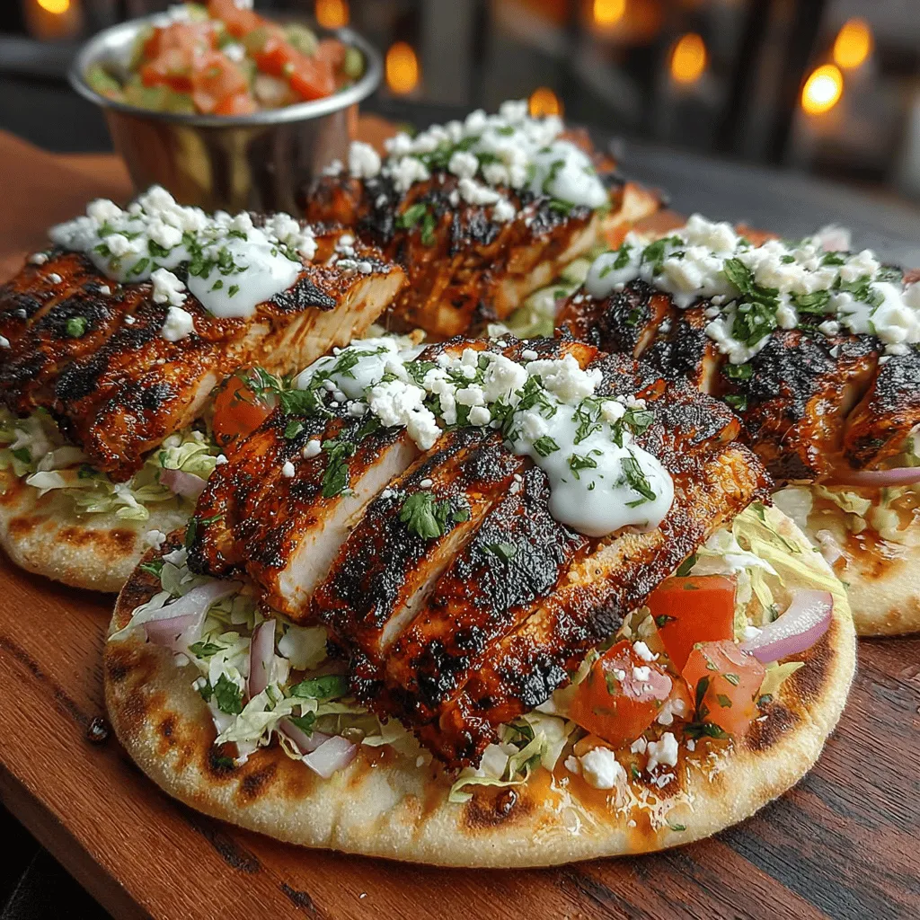 If you're searching for a vibrant and flavorful meal that will tantalize your taste buds, look no further than Spicy Grilled Chicken Flatbread. This dish not only packs a punch with its fiery seasoning but also offers a delightful balance of flavors that makes it a standout option for any occasion. Whether you’re hosting a summer cookout, looking for a quick weeknight dinner, or seeking a satisfying lunch, this flatbread recipe is both versatile and easy to prepare.