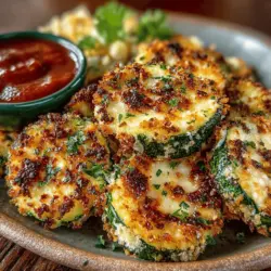 To achieve that perfect crunch in your air fryer Parmesan zucchini coins, it’s essential to coat the zucchini evenly. Here are some practical tips: