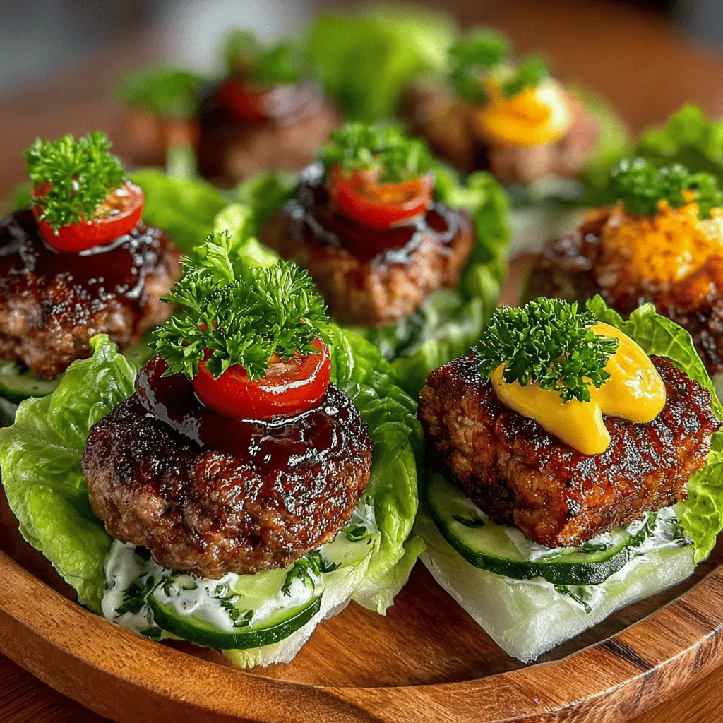 In recent years, the shift toward healthier eating has led many home cooks and food enthusiasts to explore low-carb and nutritious alternatives to traditional meals. As people become more conscious of their dietary choices, recipes that align with health goals without sacrificing flavor are gaining immense popularity. One such recipe that stands out in the realm of healthy eating is the Mini Cheeseburger Lettuce Wrap Bites. These delightful bites offer all the classic flavors of a cheeseburger while significantly reducing carbohydrates and calories, making them an excellent choice for various occasions, from parties to meal prep and family dinners.